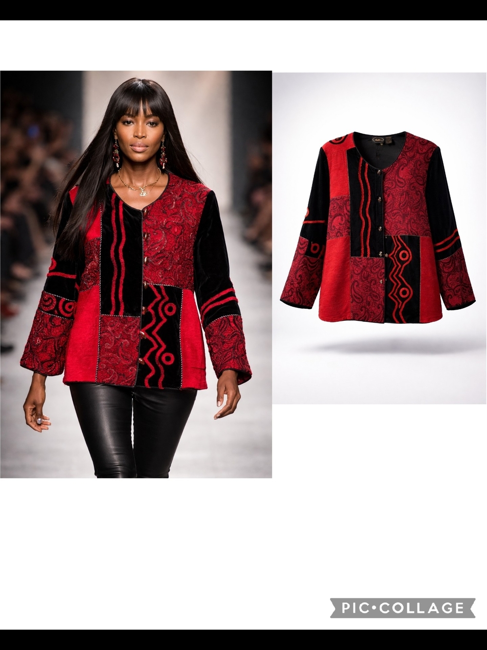 Allure Black Dress Label and Tag